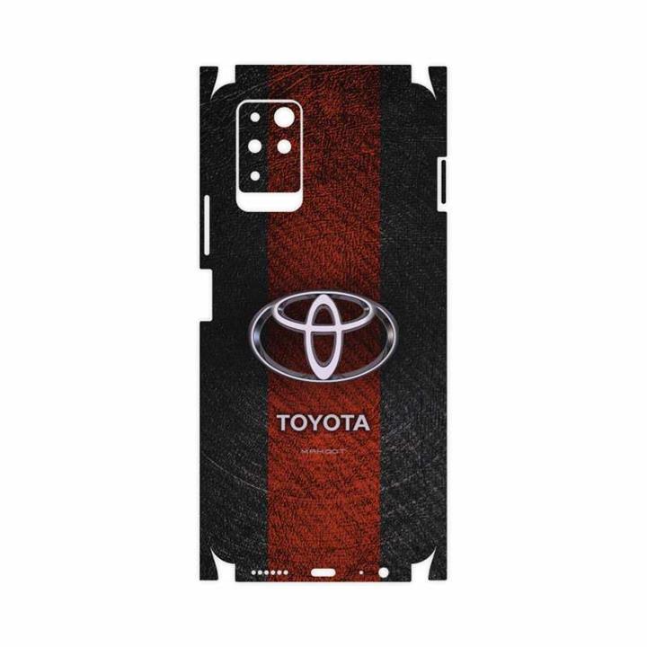 برچسب پوششی ماهوت مدل TOYOTA-Logo-FullSkin مناسب برای گوشی موبایل اینفینیکس Note 10 MAHOOT TOYOTA-Logo-FullSkin Cover Sticker for Infinix Note 10